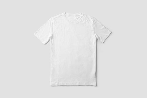 The Origin Tee — Premium Oversized T-Shirt, Bone White, flat lay